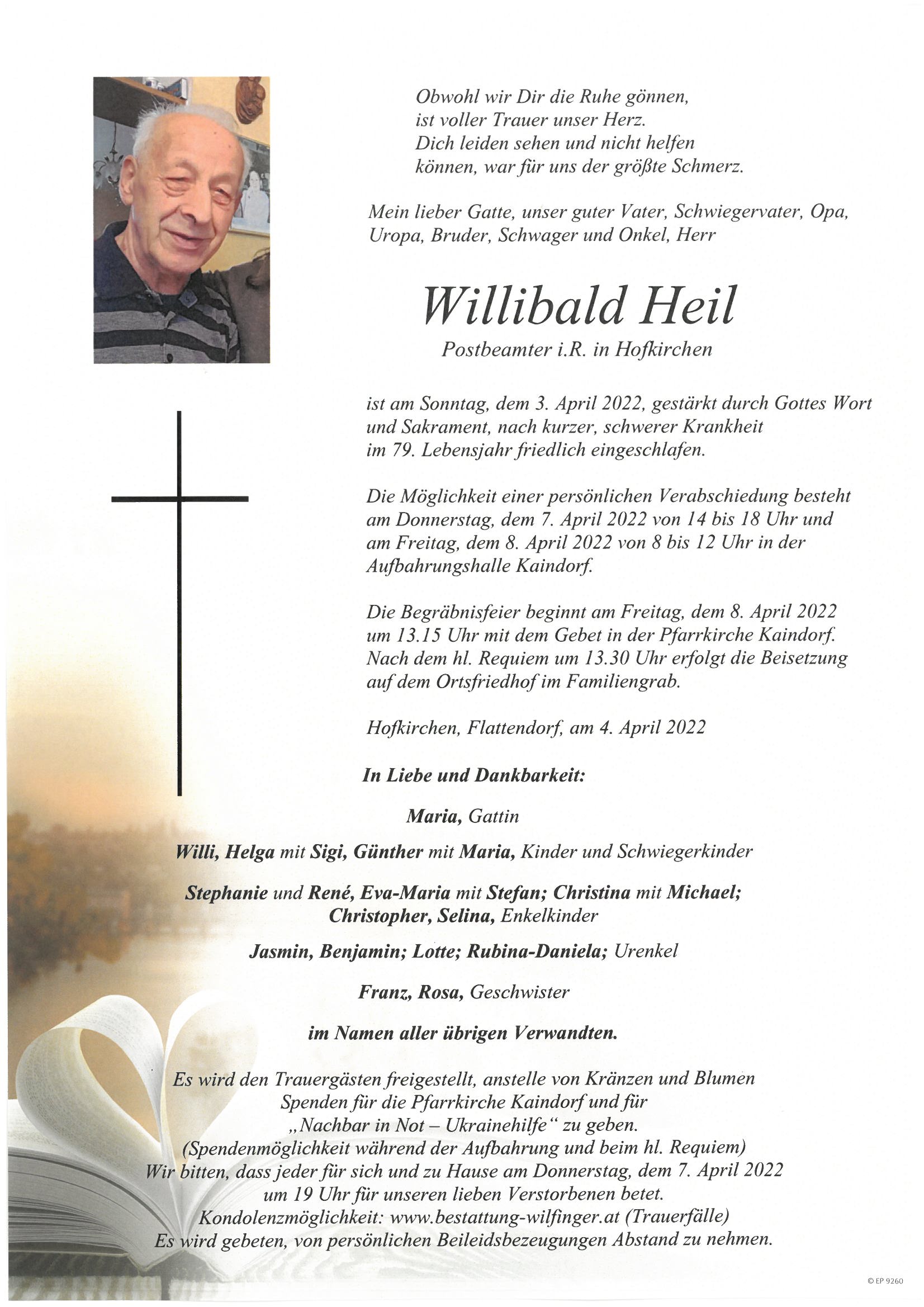 Willibald Heil, Hofkirchen