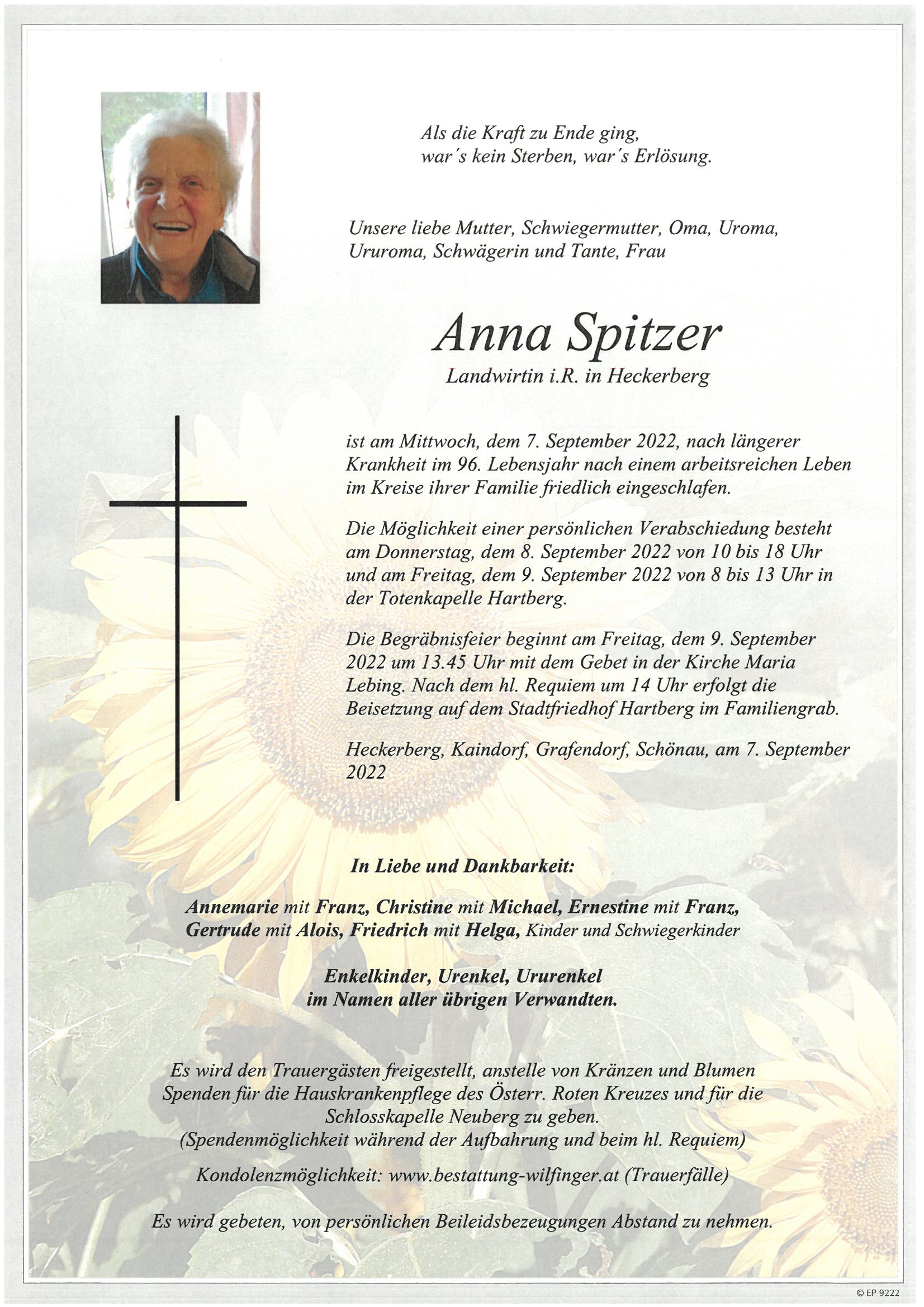 Anna Spitzer, Löffelbach-Heckerberg