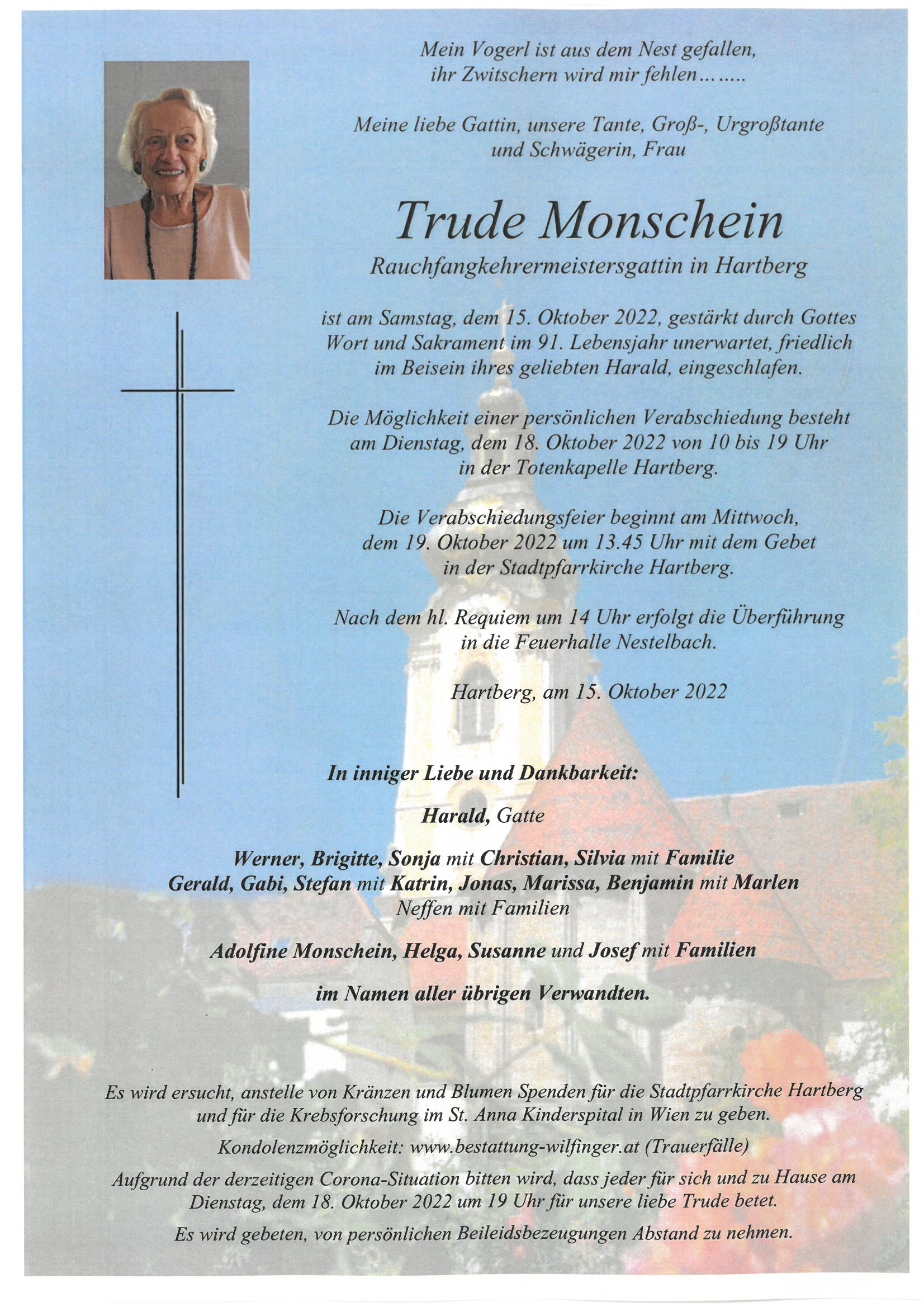 Trude Monschein, Hartberg