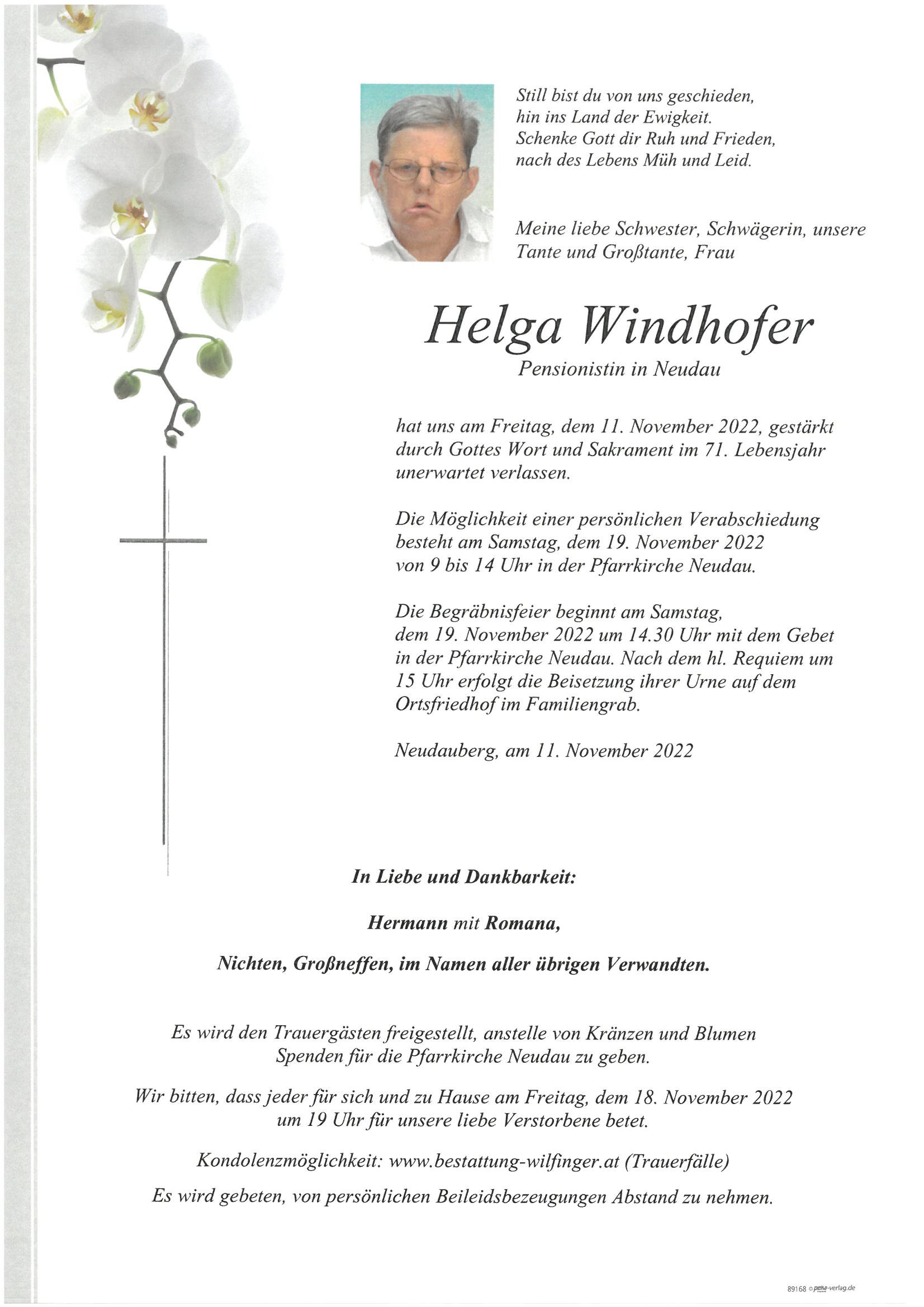 Helga Windhofer, Neudau