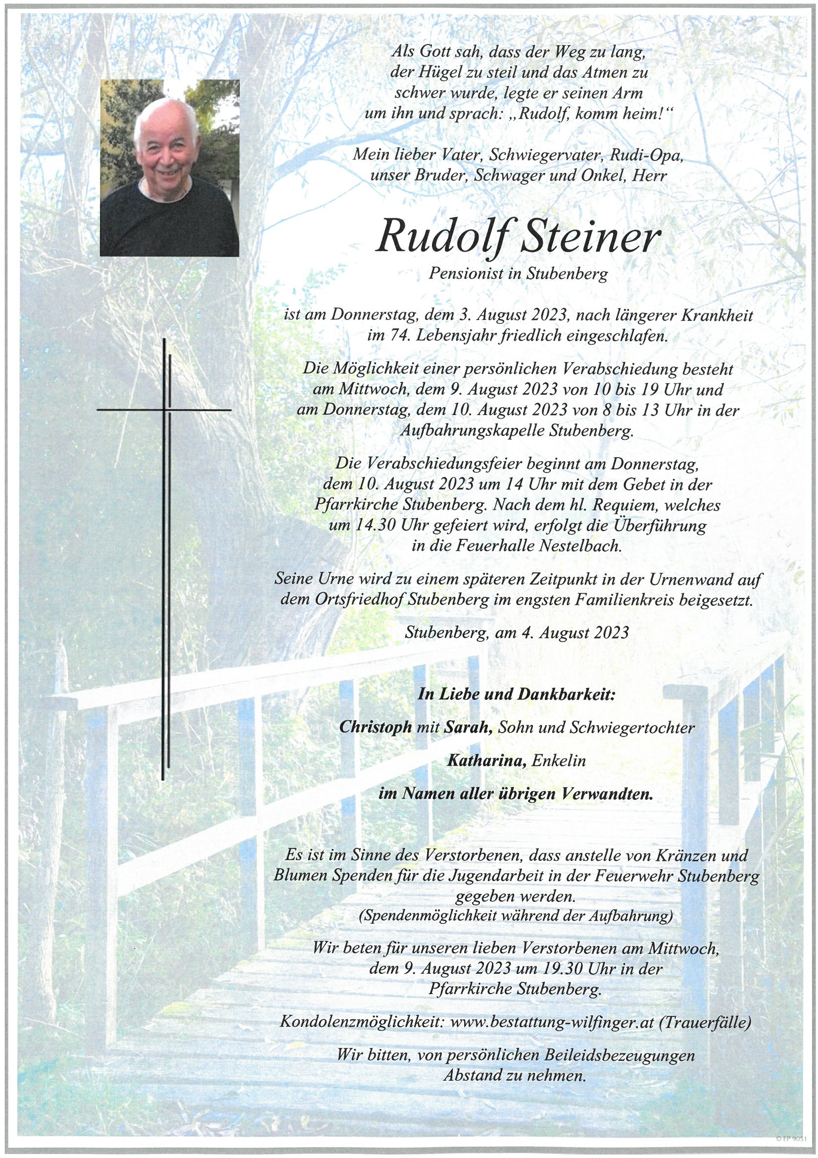 Rudolf Steiner, Stubenberg