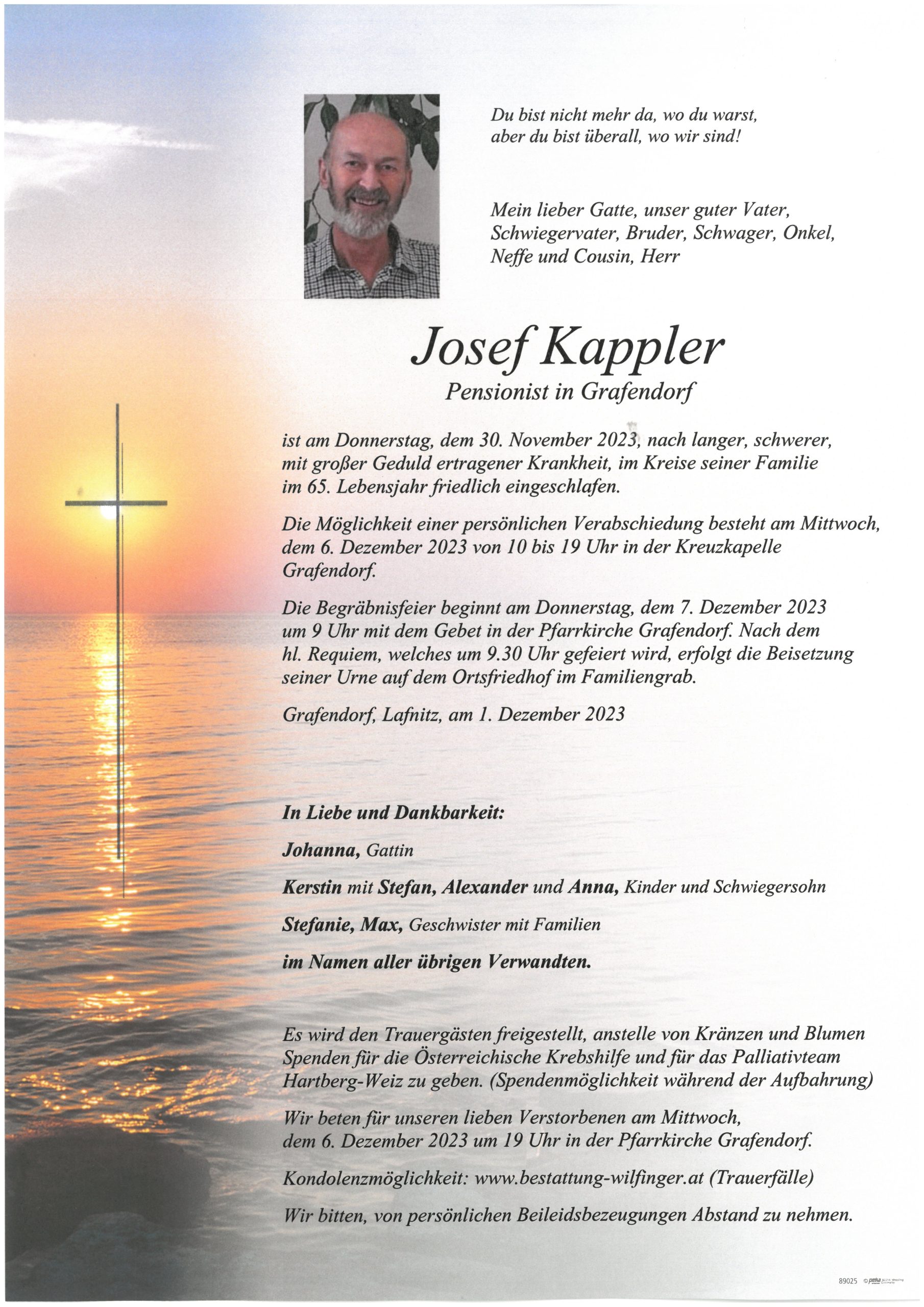 Josef Kappler, Grafendorf